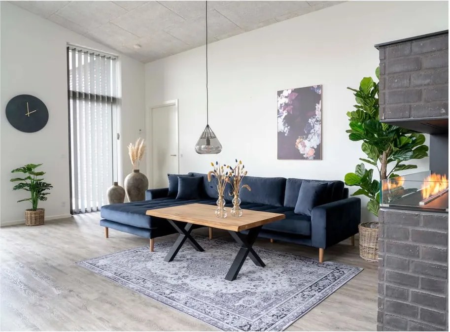 Tavolino con piano in rovere massiccio , 120 x 70 cm Toulon - House Nordic