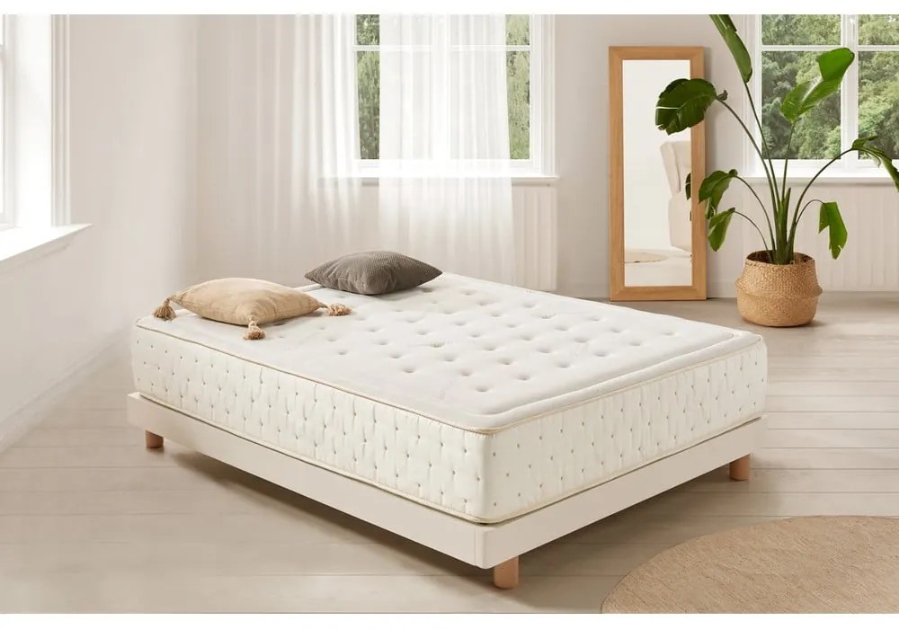 Materasso in schiuma bifacciale duro/medio duro 160x200 cm Premium Cashmere - Moonia