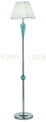 Piantana villa 1 luce ottanio e cromo attacco  e27