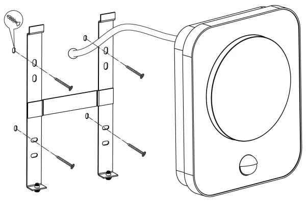 Eglo 99584 - Applique LED da esterno con sensore MADRIZ LED/9W/230V IP44