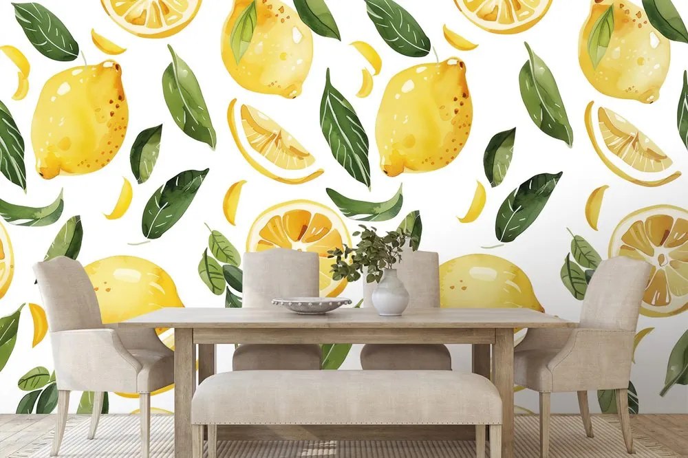Carta da parati – Limoni Estivi