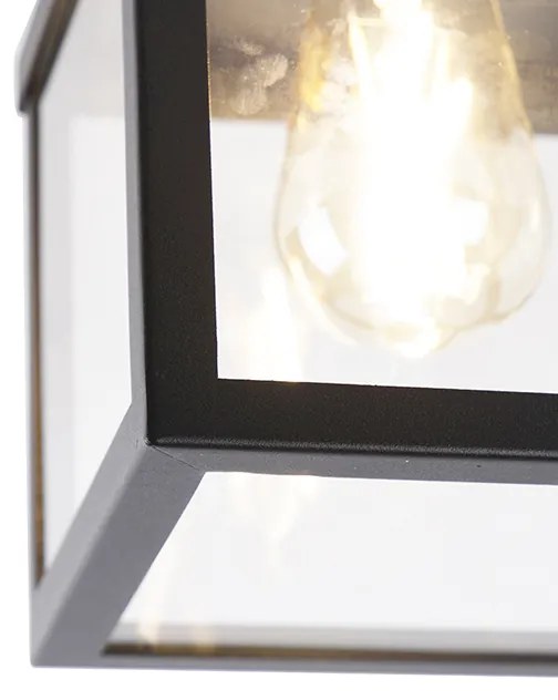 Lampada da soffitto per esterni industriale nera incl. ST64 Wifi - Rotterdam