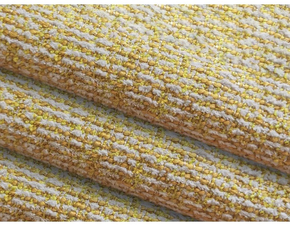 Chaise lounge componibile gialla (con penisola a destra) Ailani – Makamii