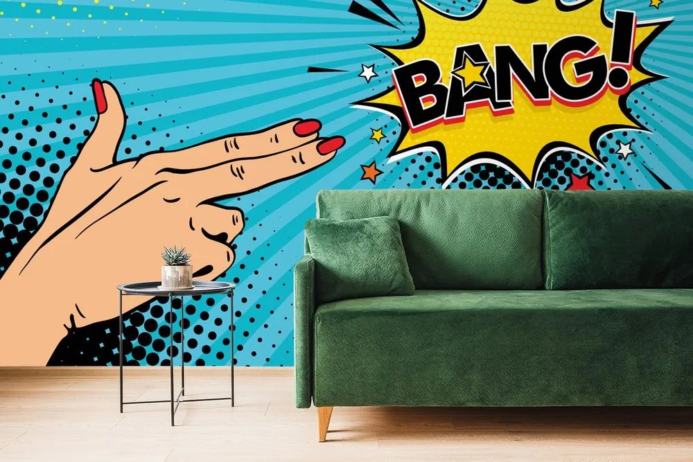 Carta da parati autoadesiva – Motivo pop art - BANG!