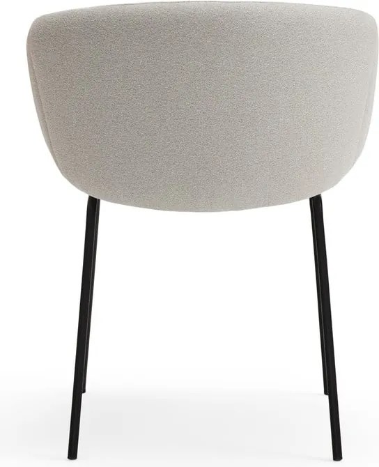 Sedia da pranzo grigio chiaro in imbottito Add – Teulat