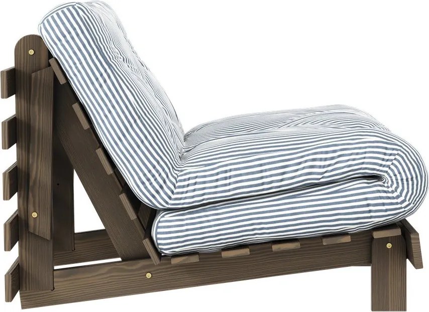 Poltrona bianca/azzurra Roots - Karup Design