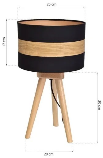 Lampada da tavolo TERRA 1xE27/60W/230V