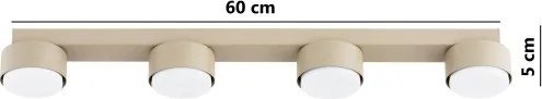 Brilagi - Faretto MONO 4xGX53/12W/230V beige