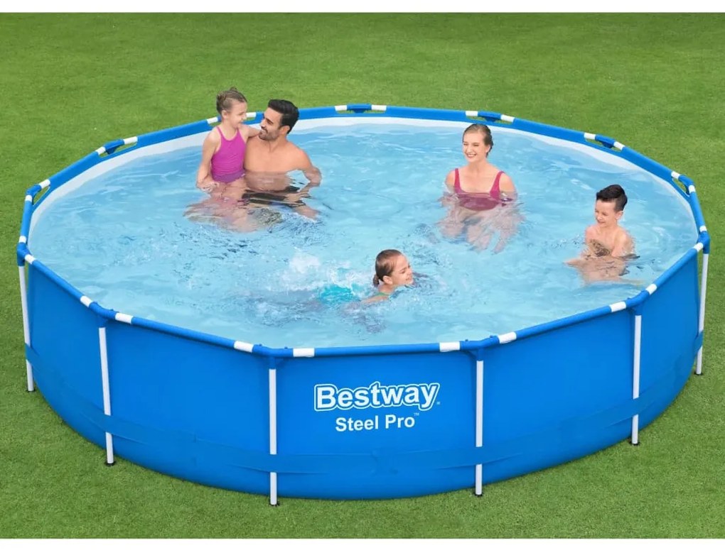 Steel Pro Telaio Piscina 396x84 Cm /