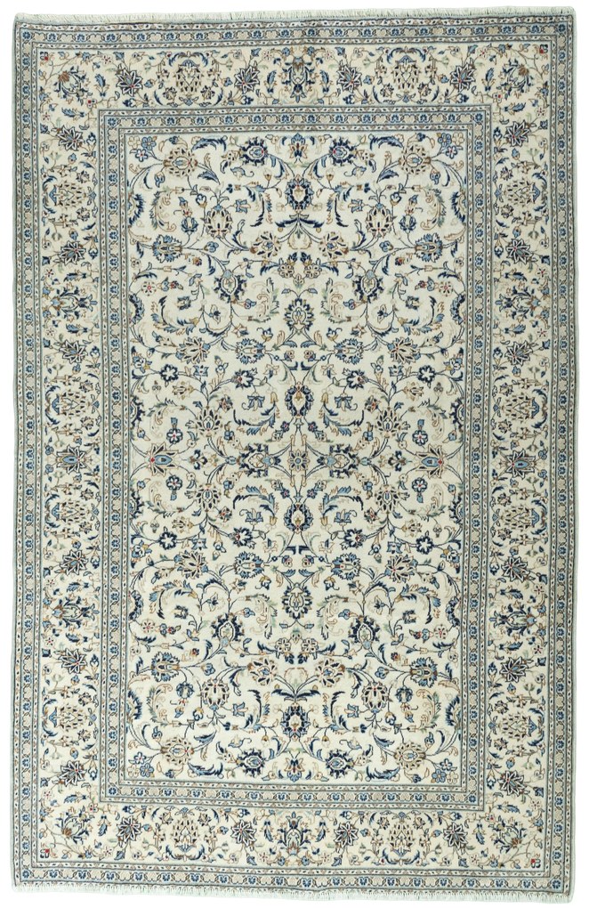 Kashan Tappeto persiano 190 x 300 Beige (Iran) Annodato A Mano