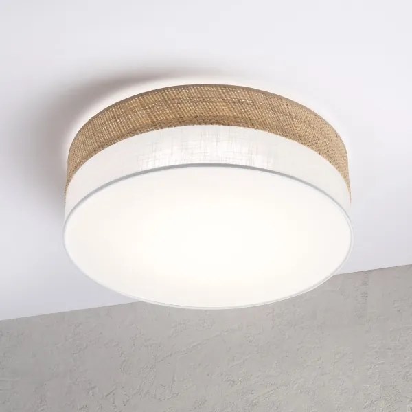 Plafoniera LED SIRJA BOHO LED/36W/230V Ø 45 cm beige/bianco