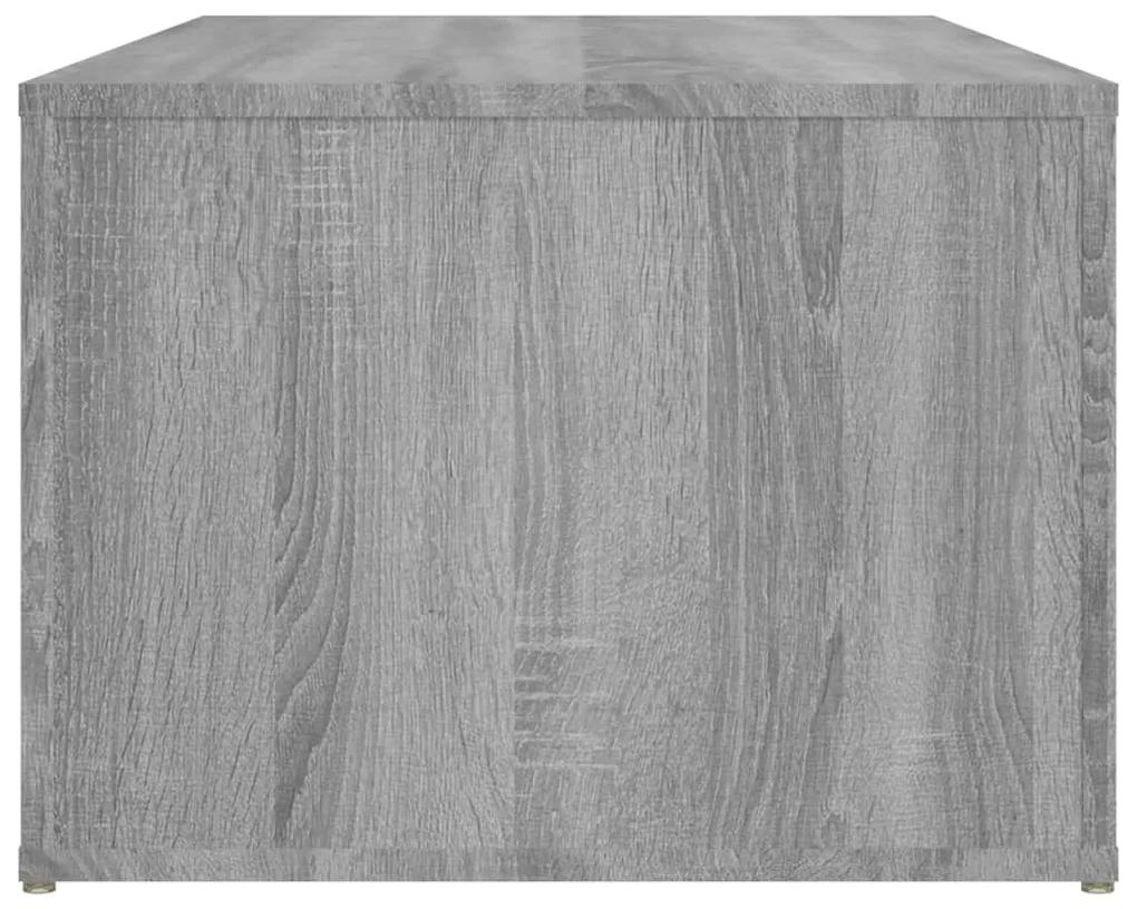 Tavolino da Salotto Grigio Sonoma 100x50x36cm Legno Multistrato