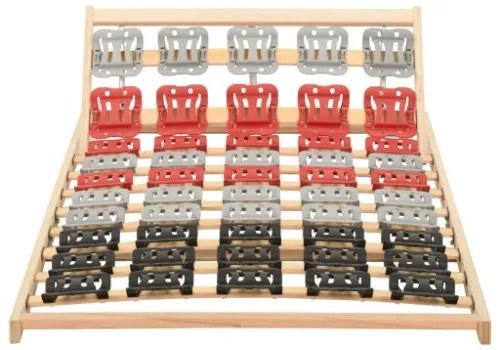Rete a Doghe con 12 Doghe Schienale Regolabile 100x200 cm