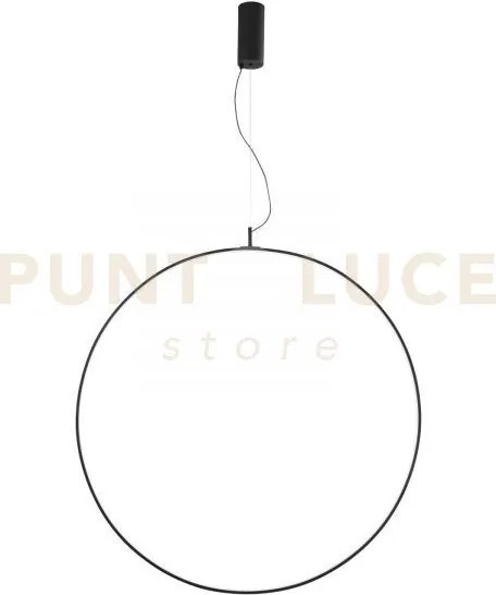 Lampadario a sospensione led toorx nera 50w 5630lm cct 3000 4000 65...