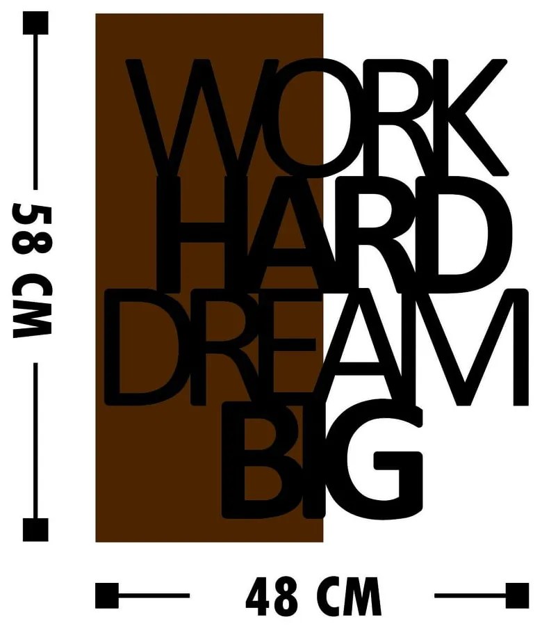 Decorazione murale Dream Big - Wallity