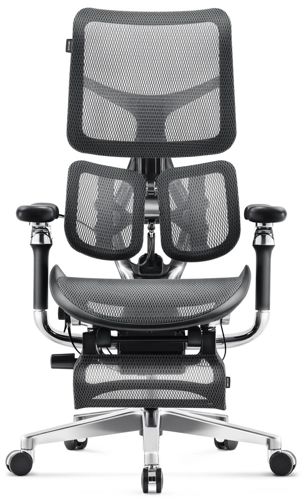 BRAVE Sedia da ufficio ergonomica V-KINETIC: nera