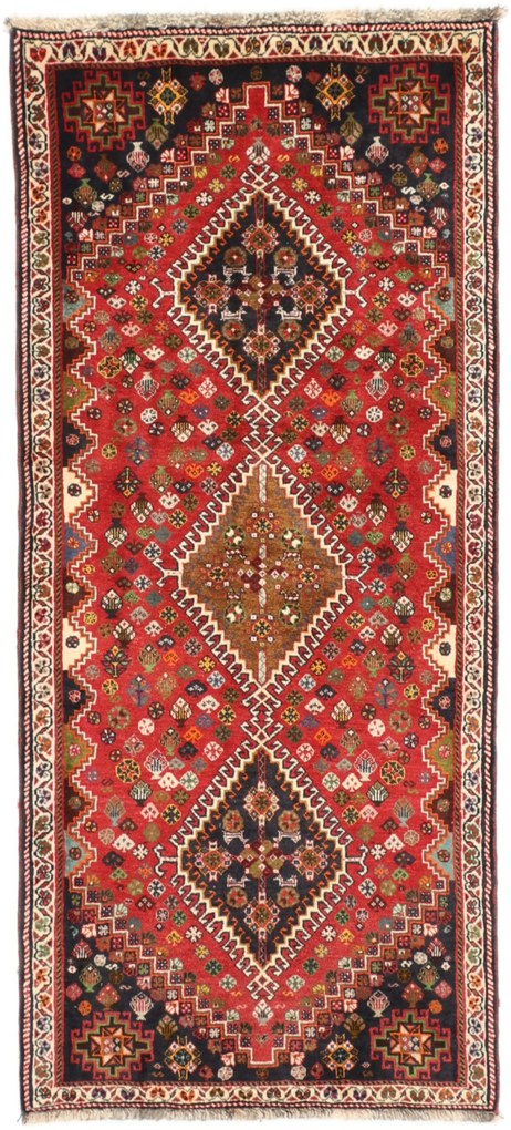 Shiraz Tappeto persiano 180x80 (Iran) Annodato A Mano