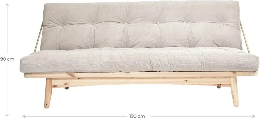 Divano variabile Karup chiaro/lino Folk - Karup Design