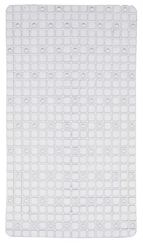 Tappetino Antiscivolo da Doccia Quadri Trasparente PVC 67,7 x 38,5 x 0,7 cm (6 Unità)