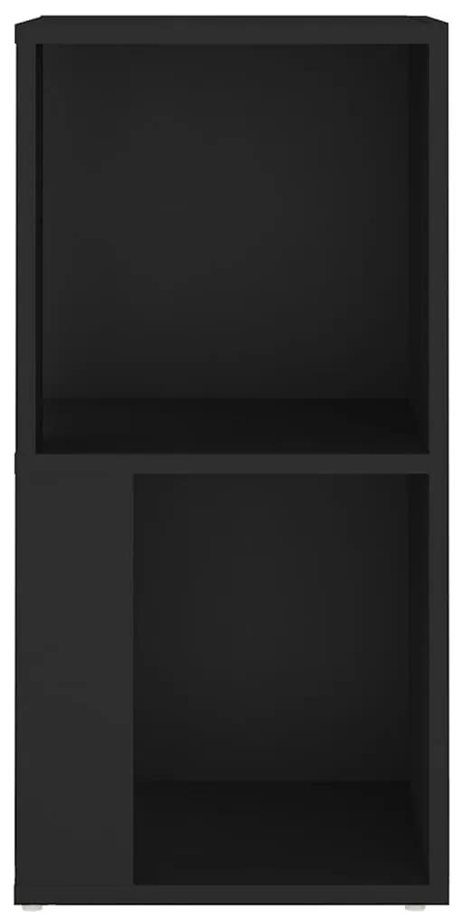 Armadio angolare nero 33x33x67 cm in truciolato
