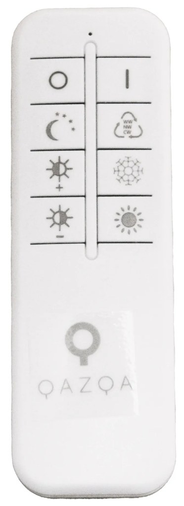 Plafoniera di design bianca con forma organica grigio scuro con LED dimmerabile - Taylor