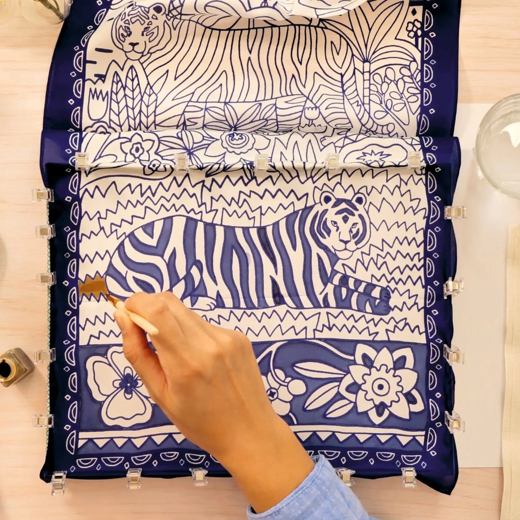 Atelier 10 - Pittura su seta per adolescenti e adulti - Tigre