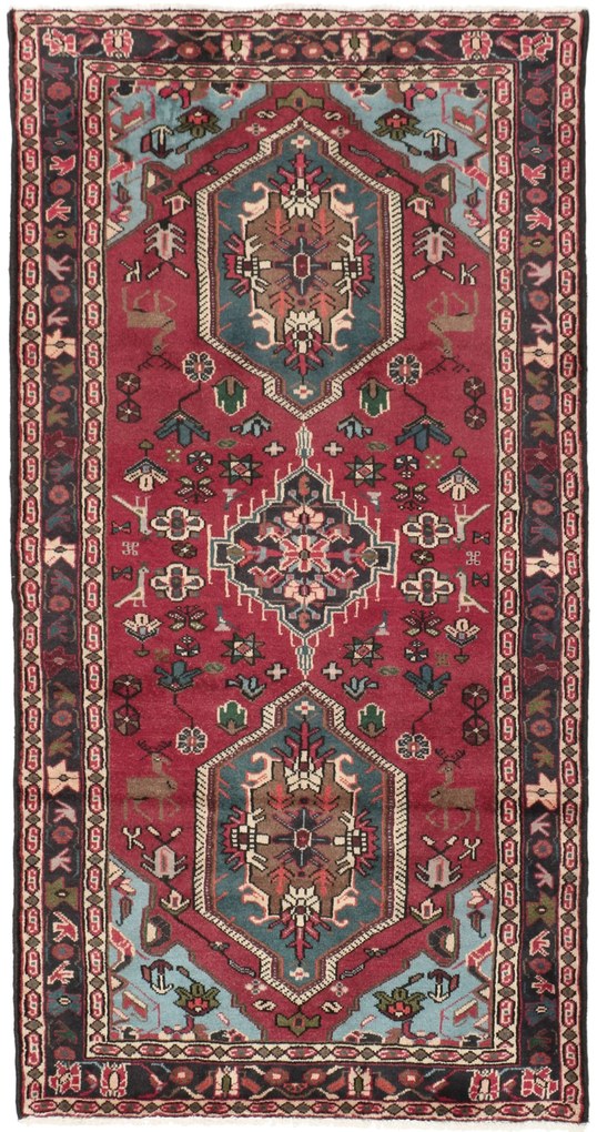 Tappeto persiano 110 x 200 (Iran) Annodato A Mano