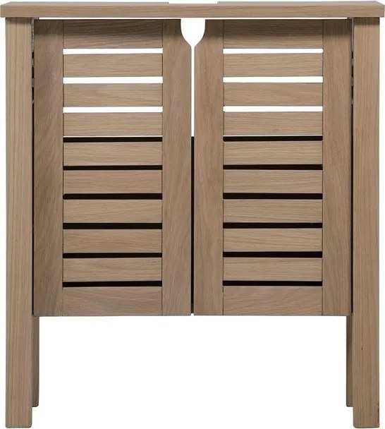 Copri colonna Talix in mdf rovere naturale 1 ante L 60 x H 65 x P 33 cm