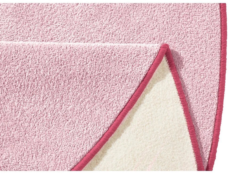 Tappeto rotondo rosa chiaro ø 133 cm Fancy - Hanse Home