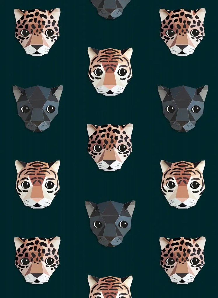 Studio Ditte Tapete Panthera - Dark