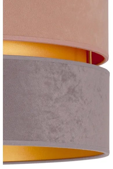 Duolla - Lampadario a sospensione con filo DUO 1xE27/15W/230V diametro 40 cm beige-grigio