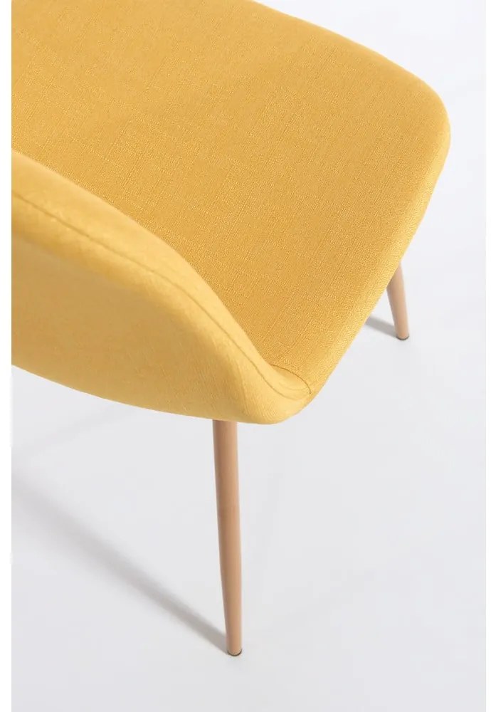 Set di 2 sedie da pranzo gialle Lissy - Bonami Essentials