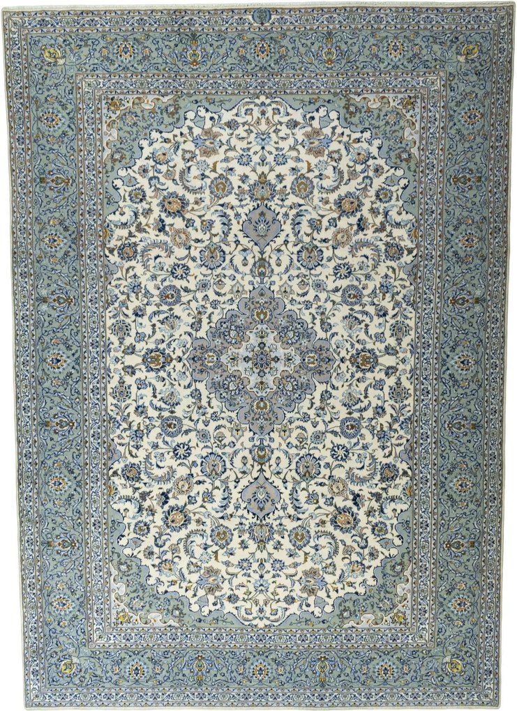 Kashan Tappeto persiano 280x400 Beige (Iran) Annodato A Mano