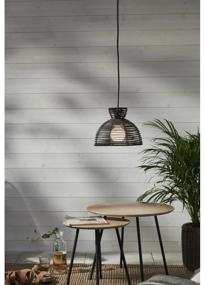 Paralume nero da esterno per plafoniera , ø 26 cm Runde - Star Trading