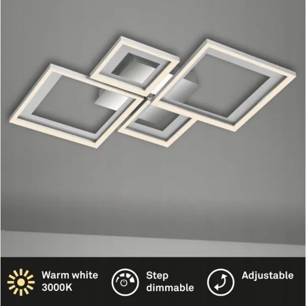 Briloner 3727-019 - Plafoniera LED dimmerabile FRAME LED/38W/230V