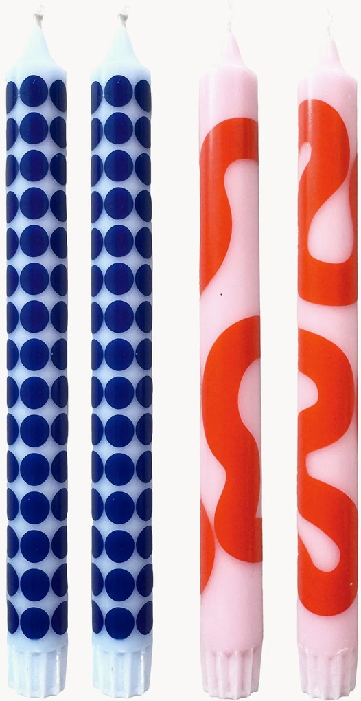 Set di 4 candele da tavolo New Ones
