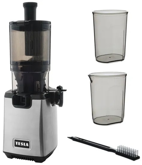 TESLA Electronics SlowJuicer Deluxe - Spremiagrumi lento 250W/230V acciaio inossidabile