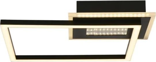 Searchlight 44250BK - plafoniera da soffitto LED dimmerabile QUADRATE LED/24W/230V 36x36 cm