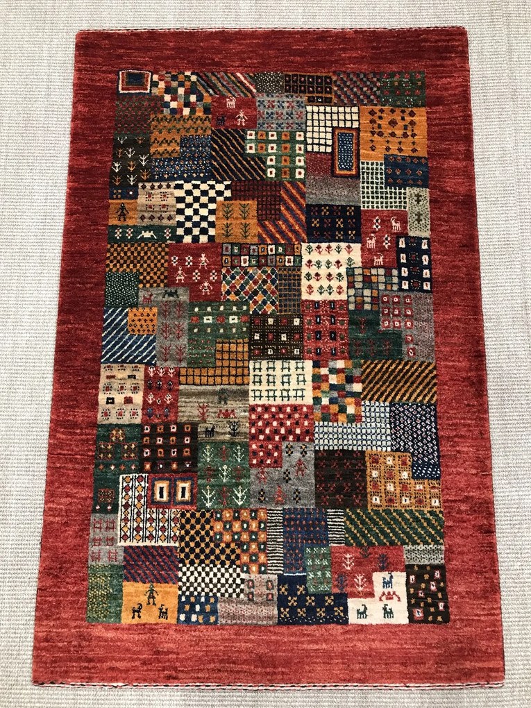 Loribaft Tappeto 80 x 130 (Iran) Annodato A Mano