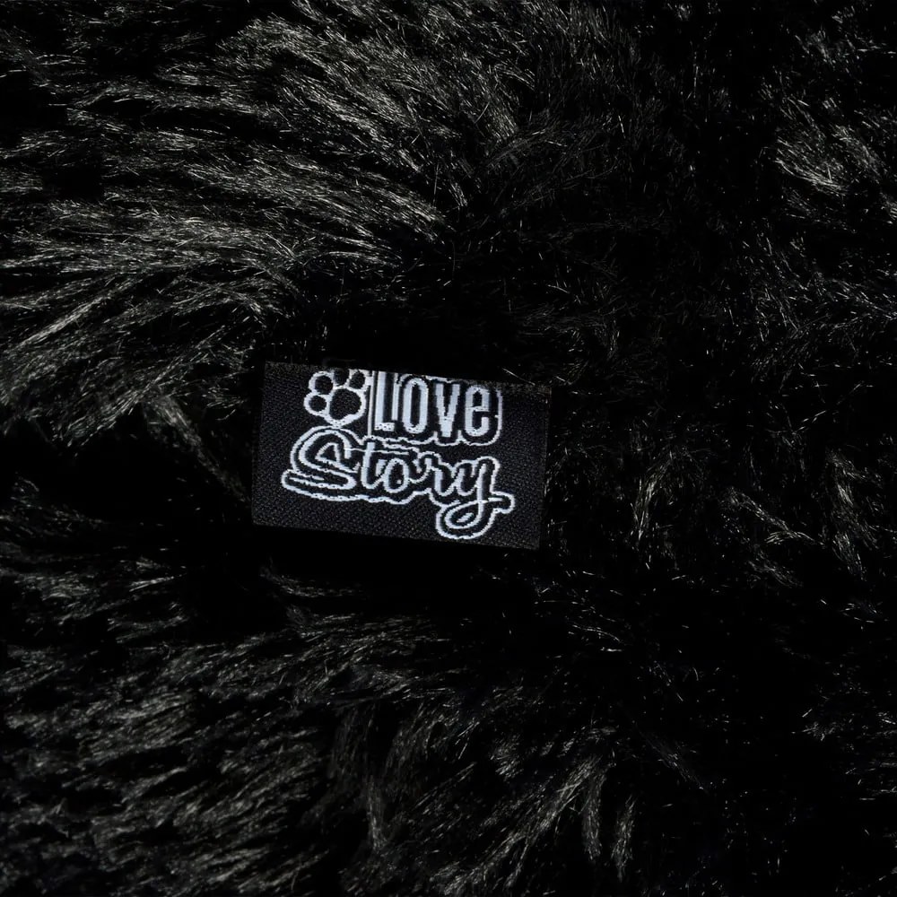 Cuccia nera ø 75 cm - Love Story