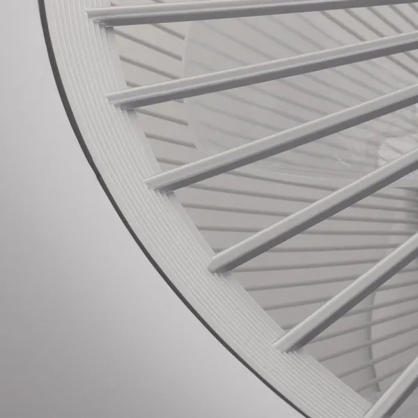 Plafoniera LED dimmerabile con ventola ZONDA LED/48W/230V argento + tc