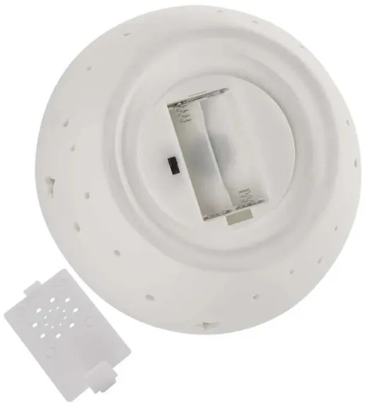 LED decorazione natalizia LED/0,4W/2xAA angelo in ceramica