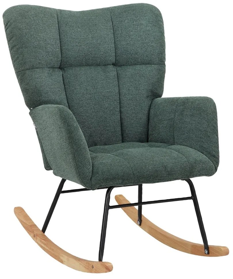 Poltrona a dondolo verde Elza - Støraa
