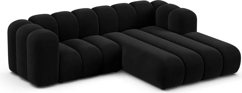 Divano angolare antracite ad angolo destro Lupine - Micadoni Home