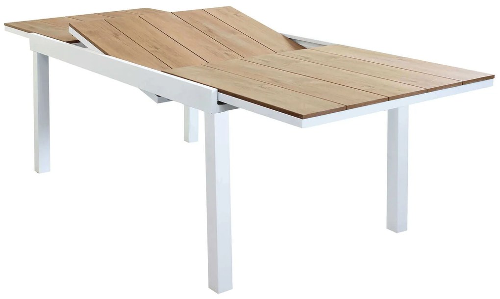 VIDUUS - tavolo da giardino allungabile in alluminio e polywood