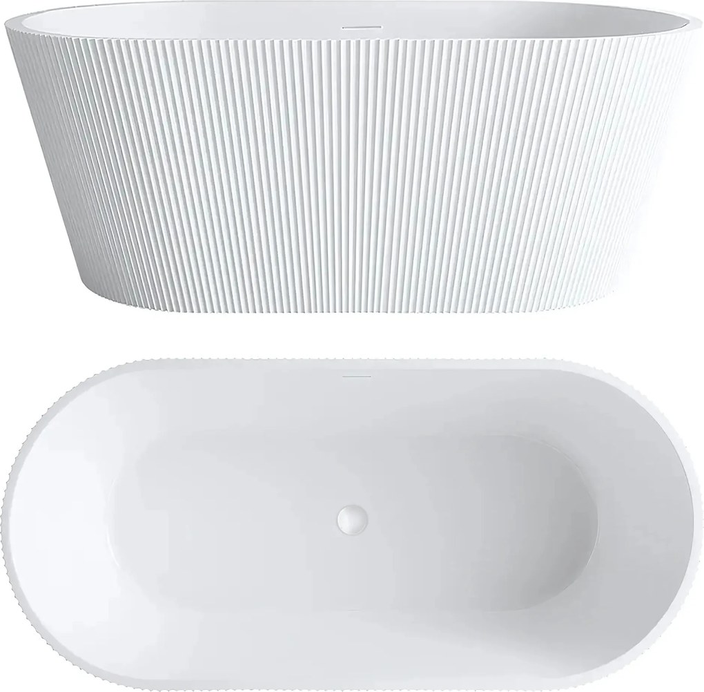 Vasca da bagno freestanding in acrilico OFELIA 170