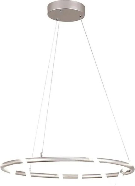 Lampadario LED moderno Teddy grigio, luce naturale 5800 lumen, NOVECENTO