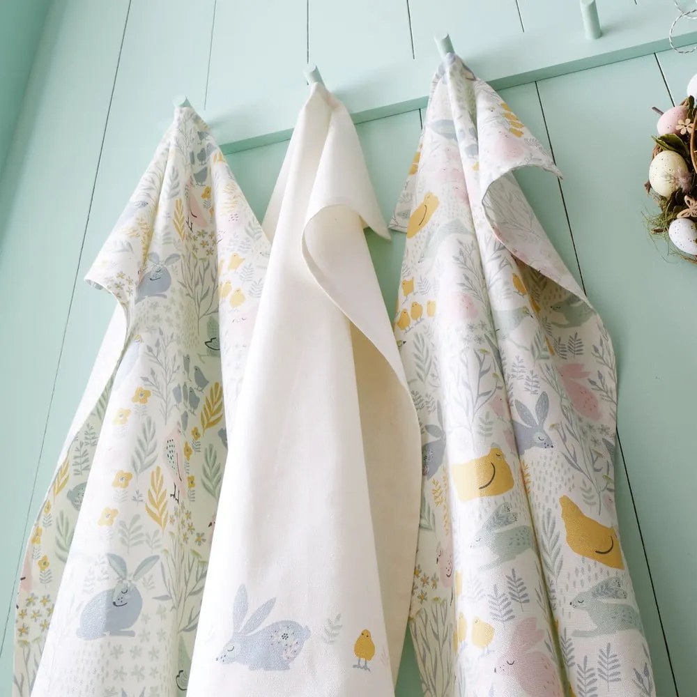 Asciugamani in cotone in set da 4 50x70 cm Cottage Friends - Catherine Lansfield