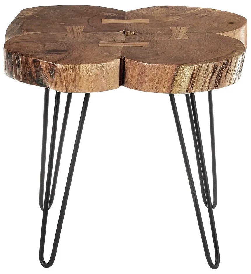 Tavolino con piano in acacia 50x50 cm Nandri - Premier Housewares