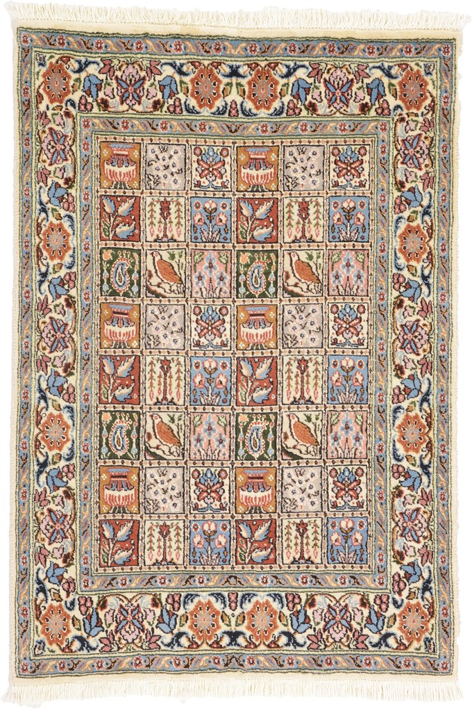 Moud Tappeto 80x110 (Iran) Annodato A Mano